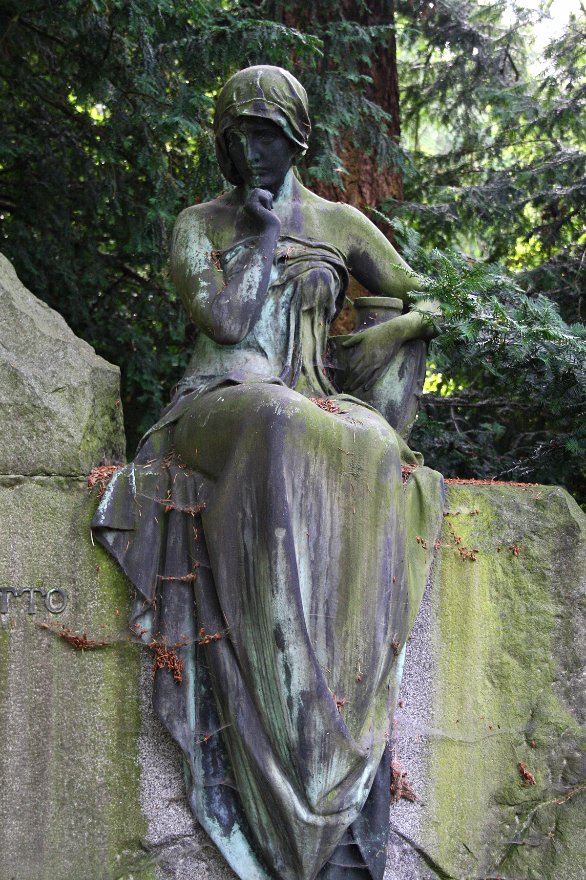 Friedhof Ohlsdorf, Hamburg. Ohlsdorf Cemetery.