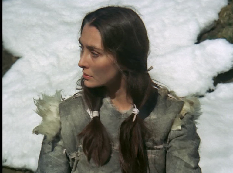 Christine Kaufmann als Labiskwee in "Lockruf des Goldes", Fernsehfilm in 4 Teilen von 1975, 4. Teil: "Vierauge". Artikel von Christian Erdmann.