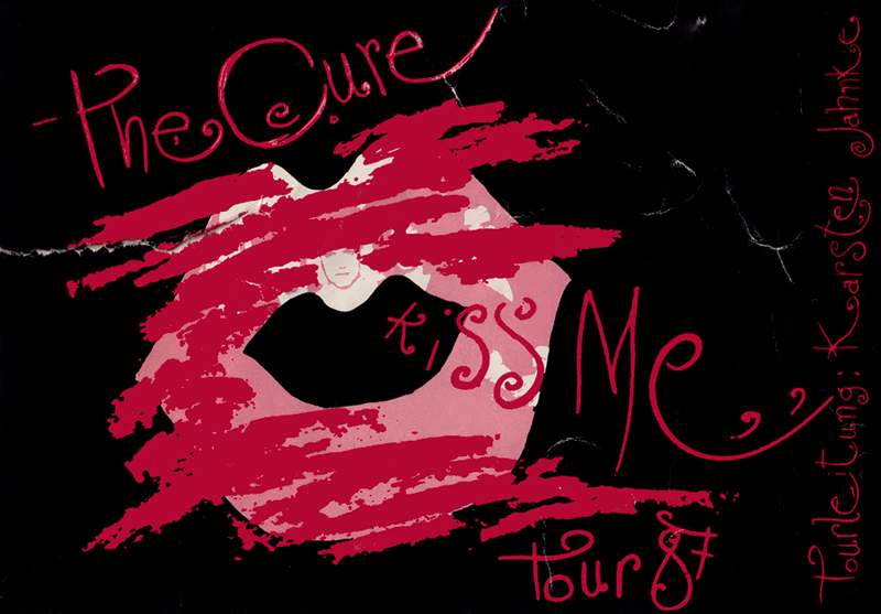 The Cure, Kiss Me Tour Ticket. Aus der Reihe "Vorweihnacht" mit Christian Erdmann und Cured Catherine.